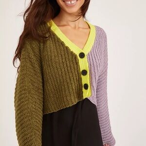 UO Ashlyn Batwing Cropped Cardigan